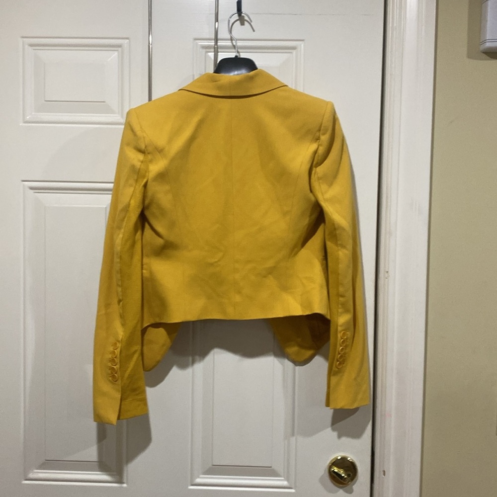 New BCBG Maxazria Bowie yellow blazer - Picture 9 of 9